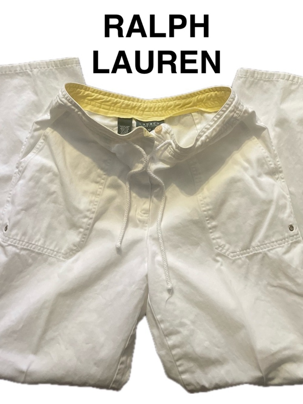 Ralph Lauren Pants White 10